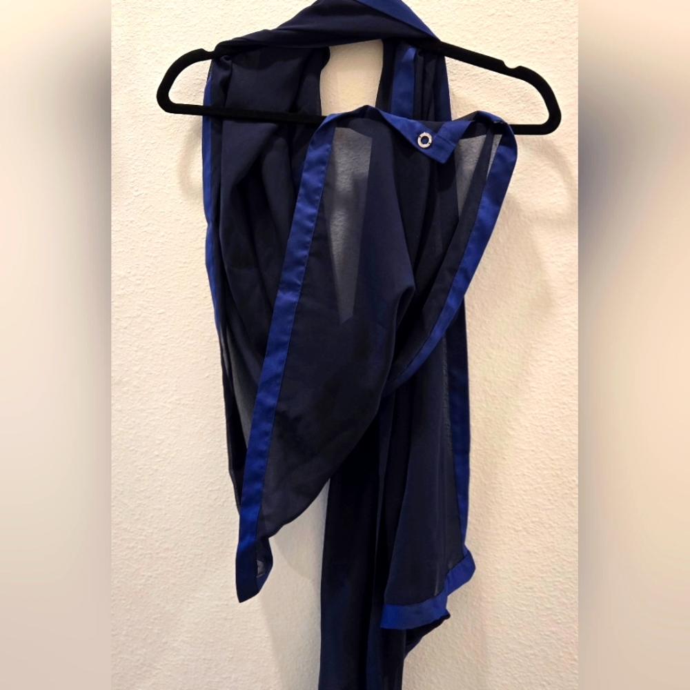NWT-CALVIN Klein Navy sheer Shaw